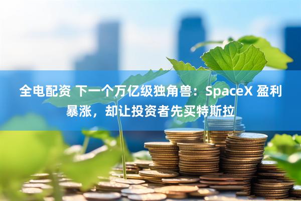 全电配资 下一个万亿级独角兽：SpaceX 盈利暴涨，却让投资者先买特斯拉